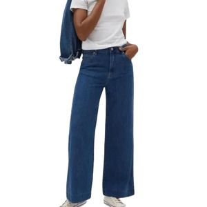Everlane The Summer Wide Leg High Rise Jean Size 33